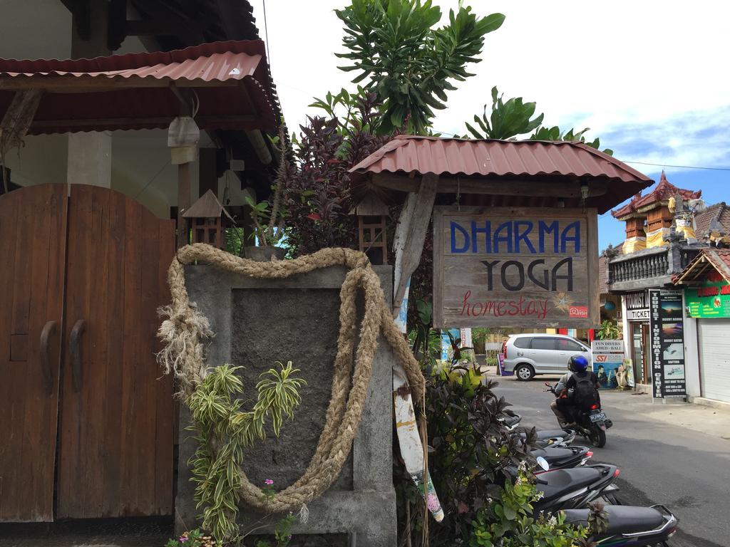 Dharma Yoga Homestay Dan Hostel Амед Экстерьер фото